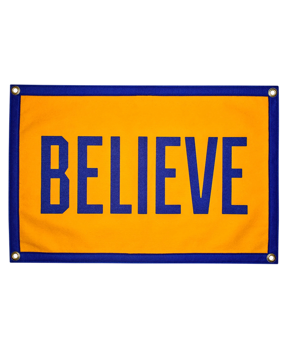 Believe Camp Flag - Oxford Pennant