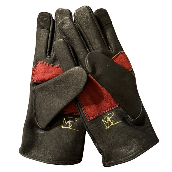 Maroon Bell Outdoor® - The Leather Glove - Matte Black