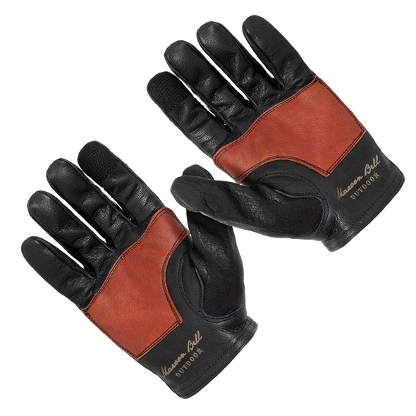 Maroon Bell Outdoor® - Lion Guard Leather Motorcycle Gloves