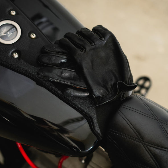 Maroon Bell Outdoor® - Lion Guard Leather Motorcycle Gloves