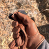 Maroon Bell Outdoor® - Dipped Leather Deer Glove: Signature Driver: Brown/Black