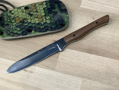 Neck Knife with Applewood