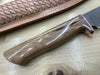 Drop Point Hunter Hidden Tang in CPM154 Copper Guard & Texas Spalted Pecan Handle