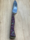 Serenity Knives Slim Pairing Knife in CPM154 with Pink Pine cone Handle