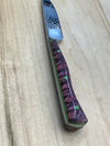 Serenity Knives Slim Pairing Knife in CPM154 with Pink Pine cone Handle