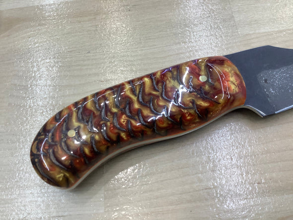 Fiery Boning knife in CPM154 with Acid Washed Blade