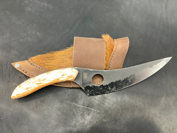 Serenity Knives Serbian Skinner Knife - Twisted Arrow Sheath Included