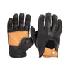 Maroon Bell Outdoor® - Dipped Leather Deer Glove: Lion Guard Driving Glove: Black/Brown