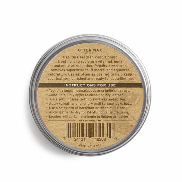 Leather Salve & Conditioner Otter Wax (2oz)